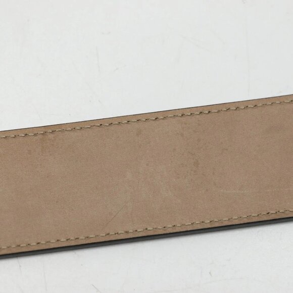 GUCCI Blue & Beige GG Marmont Belt 411924 Size 90/36 US - Picture 10 of 16